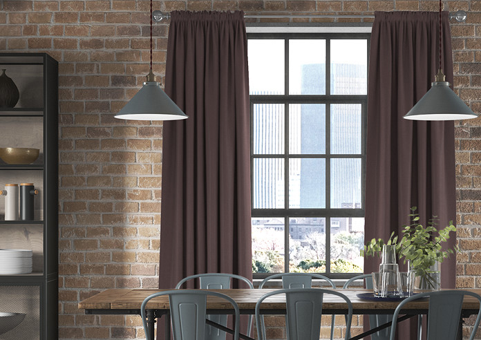 Faux Suede, Charcoal - Made to Measure Curtains - Image 3